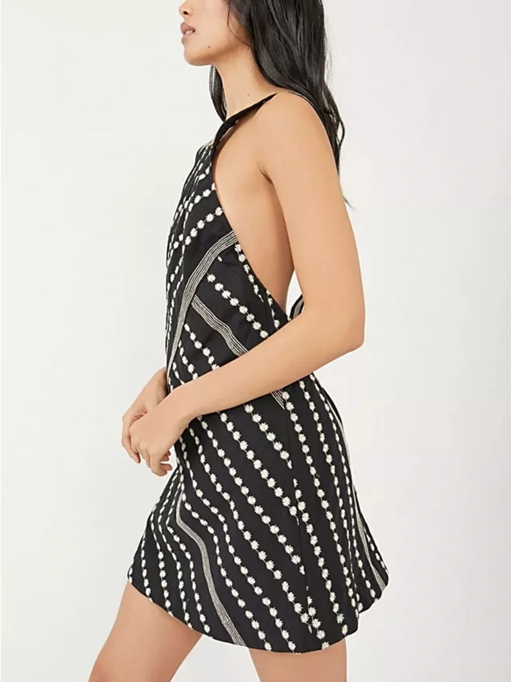 FREE PEOPLE Juni Embroidered Mini Dress, Size S